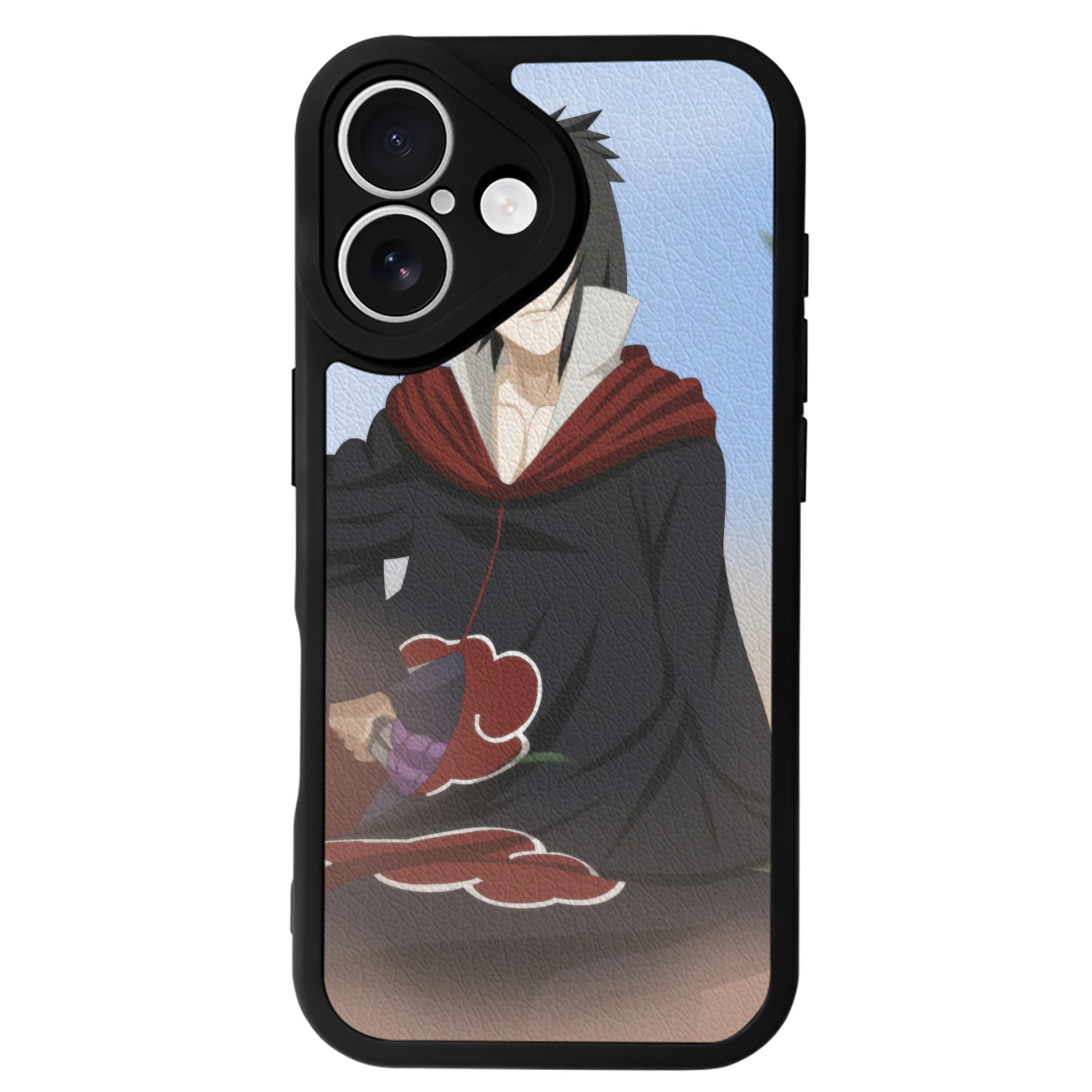 （画像用） NARUTO -ナルト- NARUTO -ナルト- 疾風伝 【iPhone 16シリーズ対応】シリコンスマホケース（レザー調） 材質：シリコン